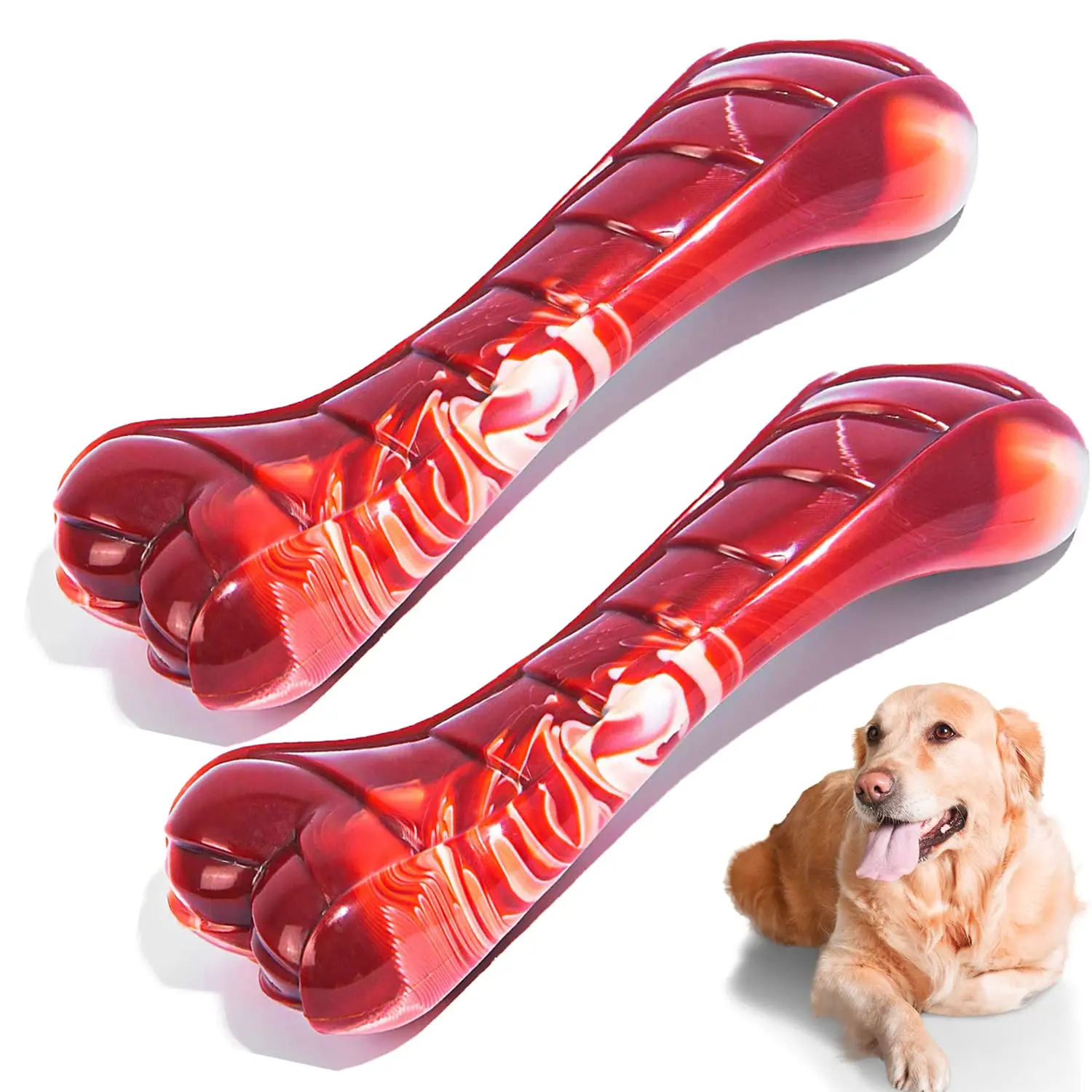 Relaxlines Dog Toys for Aggressive Chewers Indestructible Durable Dog Chew Toys