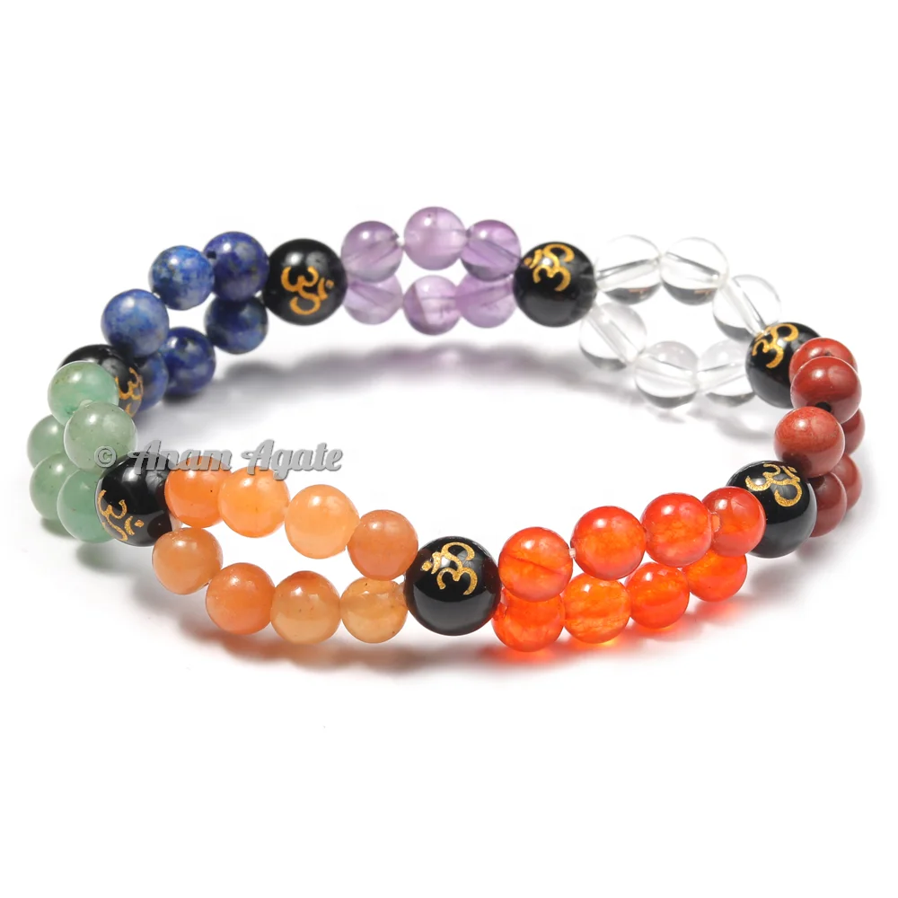Evil Eye Chakra Beads Bracelets for Sale Buy Online Best Quality Natural Crystals Beads Bracelet Handmade Men Women Stretchy