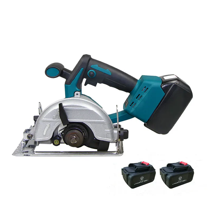 Handheld Cordless Electric Circular Power Saw Machine for Metal Steel Pipe and Wood Cutting Battery-Powered Electric Saw