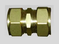 Hot selling high  quality pipe fitting NPT DOT brass male thread straight ferrule dot copper connector
