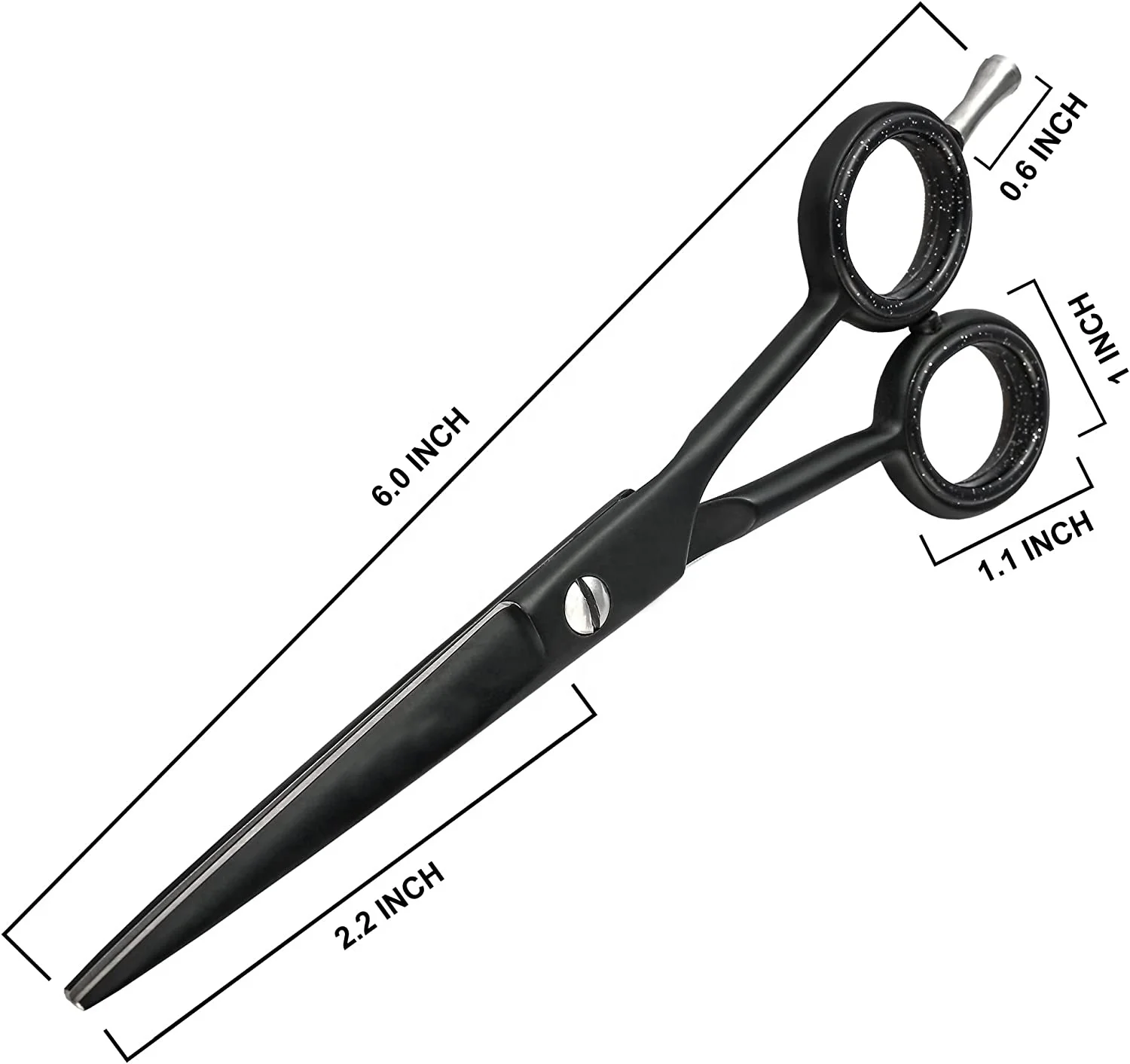 Professional Barber Hair Cutting Scissors Shears Black Men Women Hair Beard Trimming Shaping Grooming best seller in low price