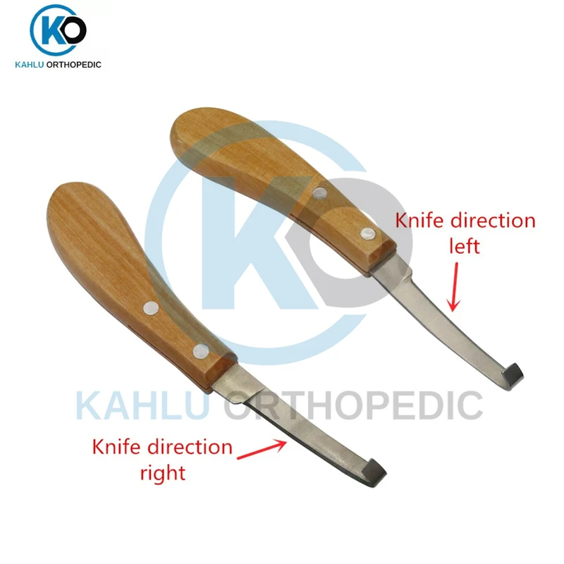 Cattle Horses Hoof Cutter Goat Sheep Pig Livestock Hoof Knife Right Left Hand Animal Foot Pruning Tools By KAHLU ORTHOPEDIC