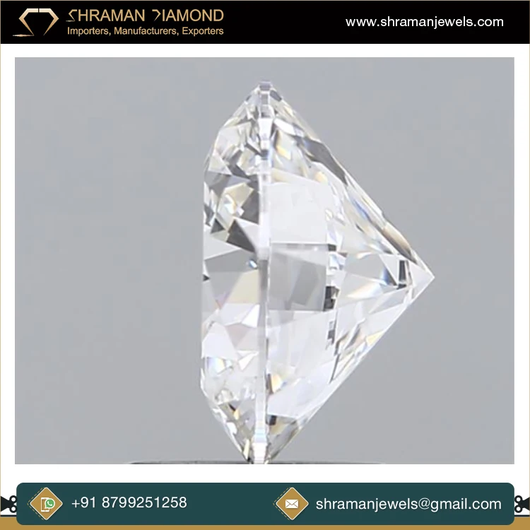 Premium and Luxury Diamond Jewelry Making GIA Certified VS2 0.4 CTS D Color Natural Loose Diamonds from India