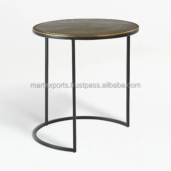Metal Coffee Table Side Table Made with high quality iron and marble customize set Powder Coating