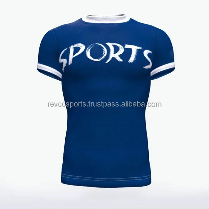 Vintage Soccer Jersey Original Quality Blue color Sublimation Youth Team Soccer Jerseys Tackle Twill Team Name Soccer Shirts