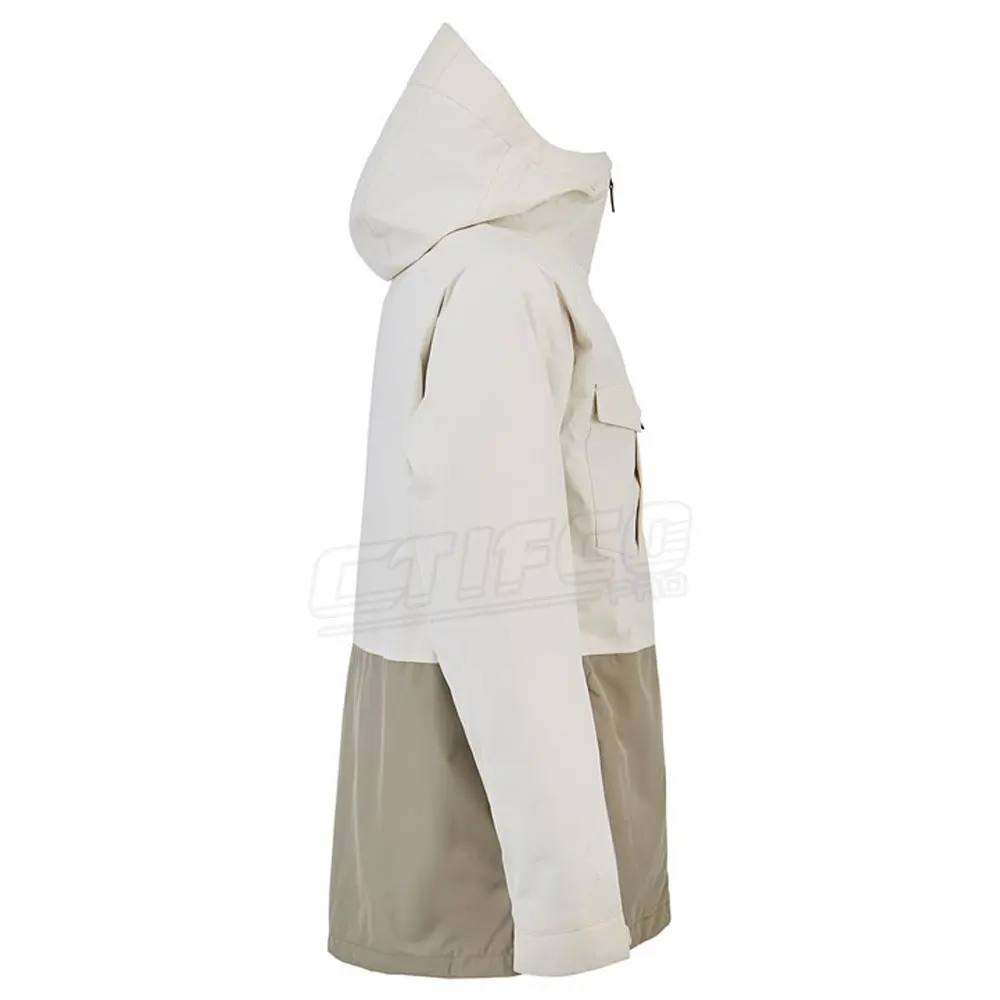 Custom Men Winter Windproof Waterproof Snowboard Ski Suit Jacket Outerwear Lightweight Hooded Climber Jacket