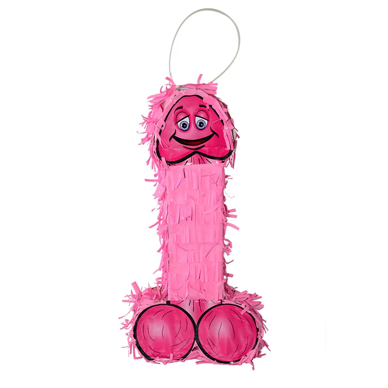 Мальчишник украшение для вечеринки Забавный пенис Pinata карнавальные инструменты Розовый Большой член новый домашний кулон подарок девичника товары