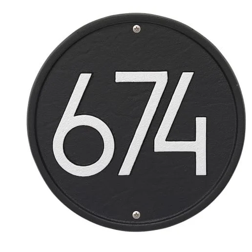 Handcrafted Address Wall Plaque Bronze Door Number Plates Custom House Numbers Signs Home Address Plaques for House