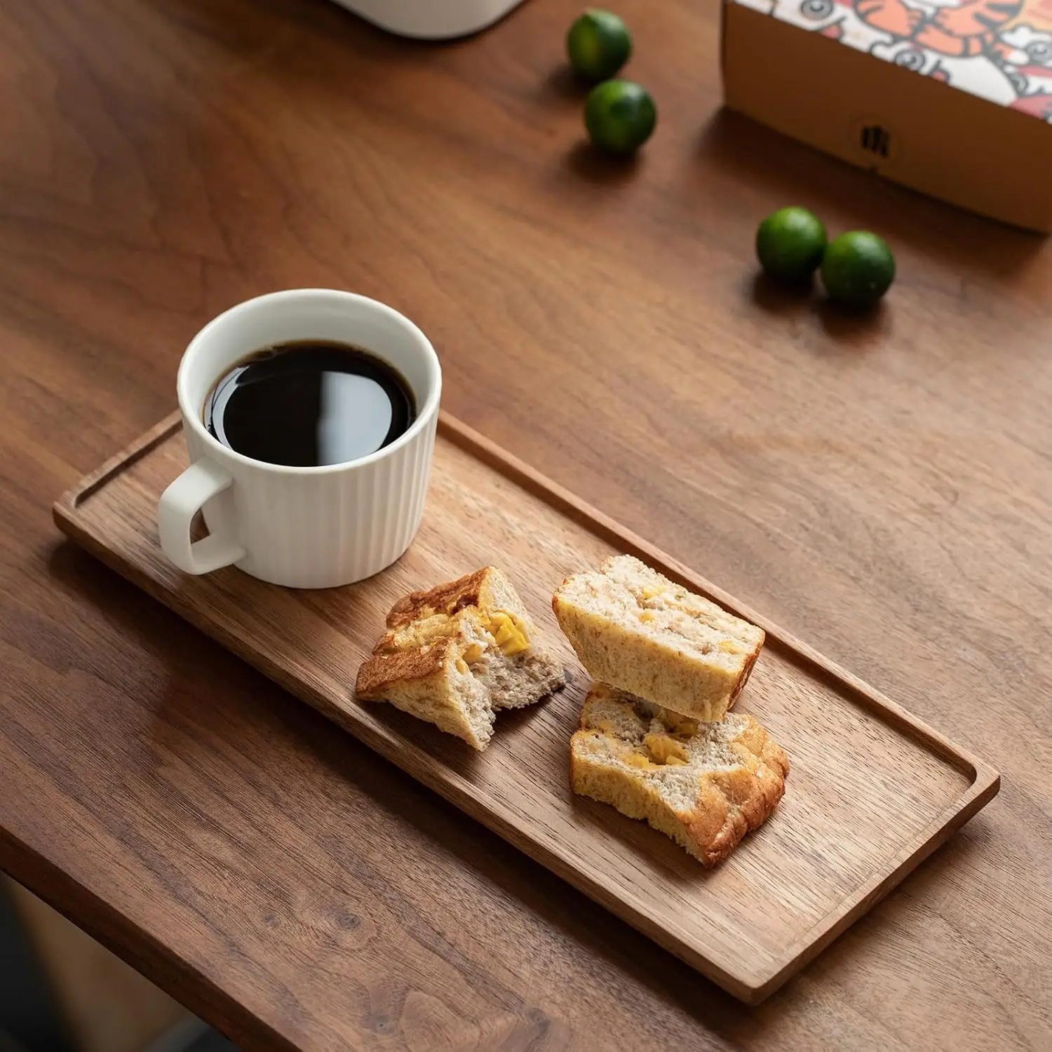 Best Quality Multi-Purpose Wooden Serving Tray with Non-Slip Surface Great for Safe and Easy Serving Available at Export