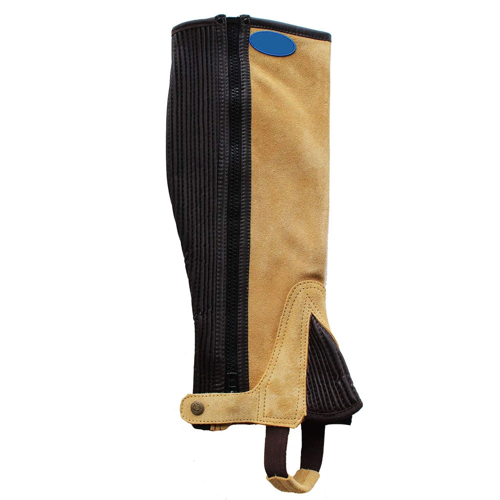 Cowhide Leather Horse Riding Chaps new stylish custom design kids horse riding chaps half chaps unisex