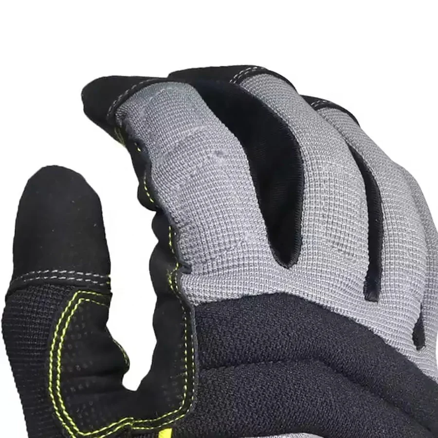 Work Assembly Gloves / Working Gloves / Leather Safety Gloves High Quality Leather Grain Leather White & Black Protect Hand soft