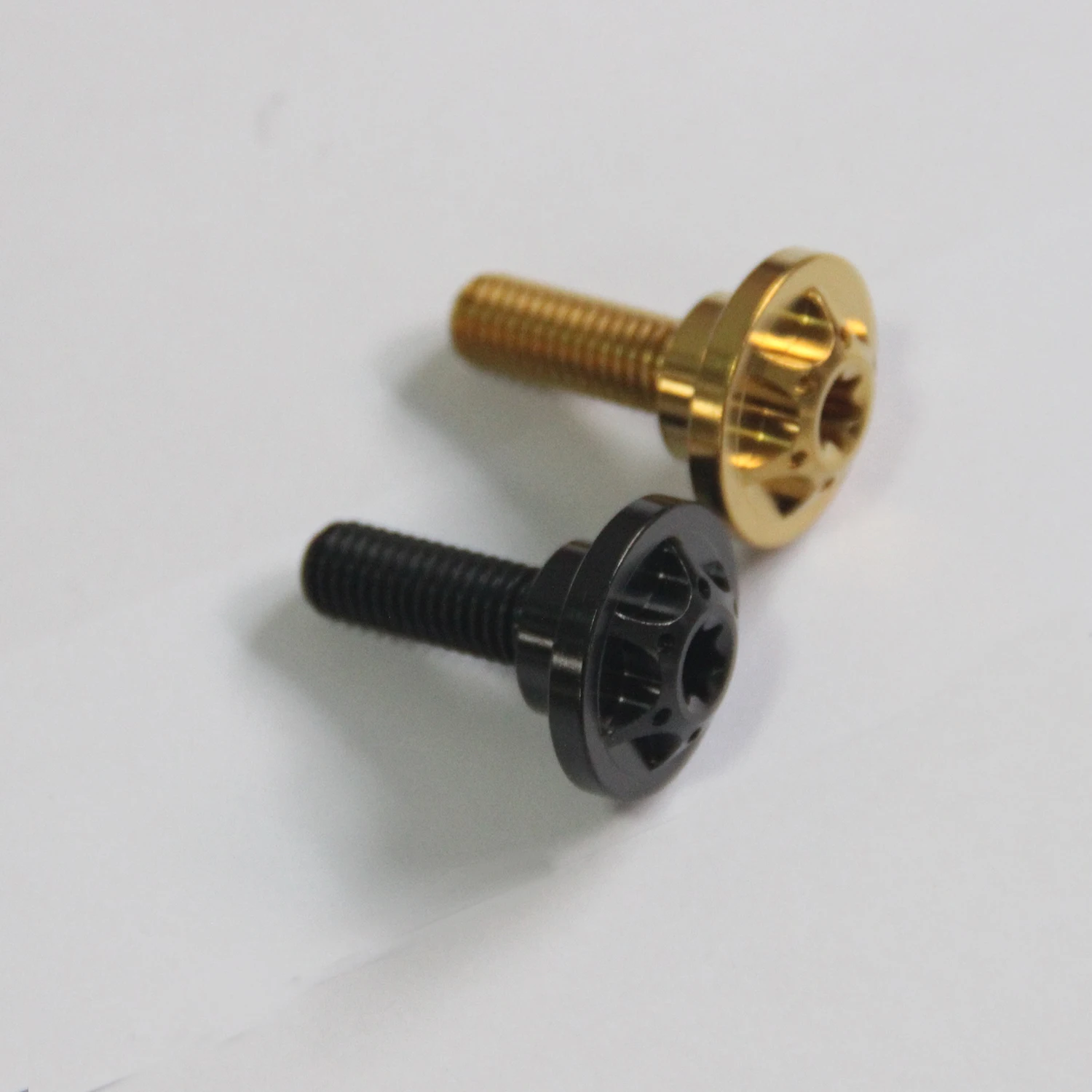 Titanium Alloy Torx Screws M6 x 17mm Disc Type Screw Bolt with Collar Inner Torx