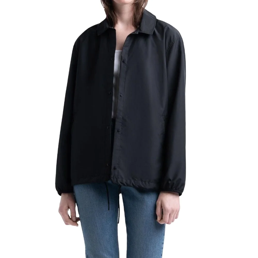 High Quality Custom Anorak Windbreaker Jackets Lightweight Nylon Polyester COaches Jackets for Winter Thin Fabric with Material