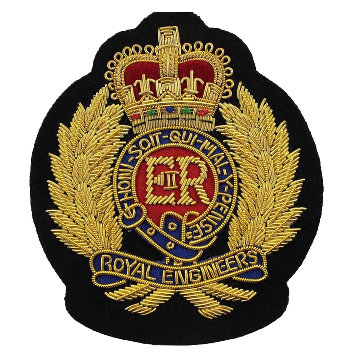 Pakistan Wholesale Oem Premium Quality Embroidery Badges Wholesale Custom Bullion Wire Badge