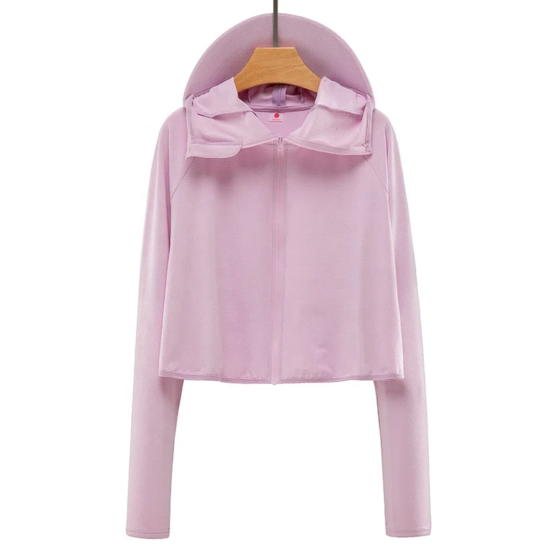 2023 Summer UPF50+ Sun Protection Clothing Outdoor Anti UV Skin Jacket Coat Rash Guard Women