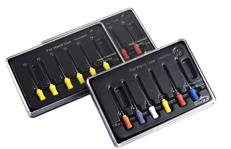 R-Files/R files 21mm 6pcs/box NITI File for Dental Root Canal File Instrument Stainless Steel Reamers