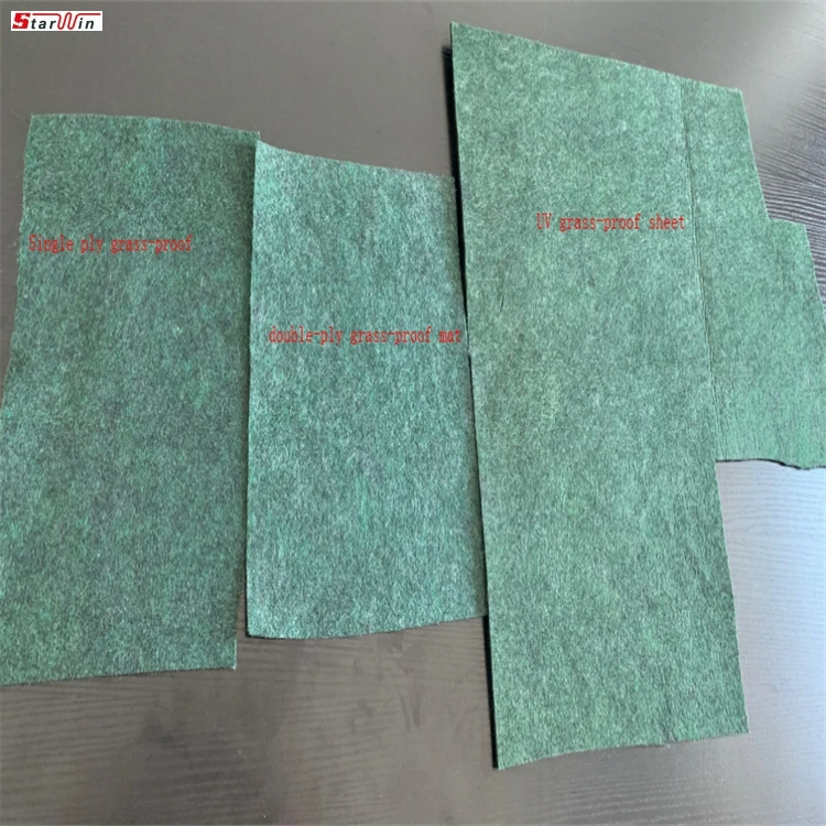 Great Sales Shrink-Resistant Ground Cover Green Nonwoven Anti Weed Mat
