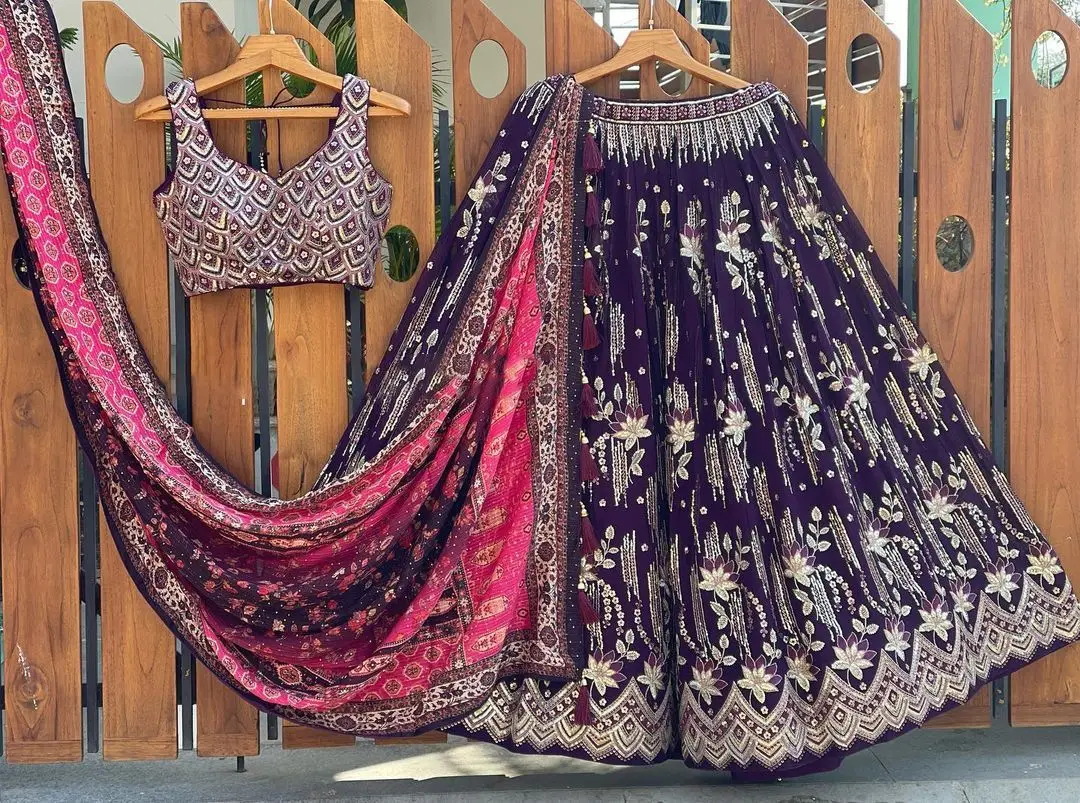 Hevay Boutique Lehenga Choli Indian модный дизайнерский для женской одежды