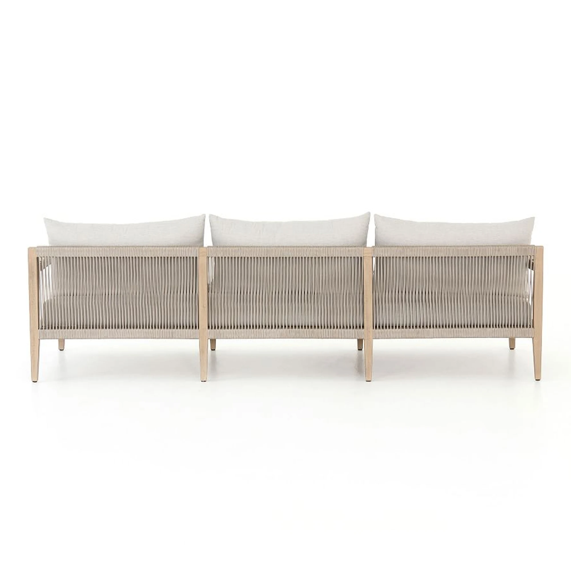 Modern Outdoor Three Seater Sofa Patio Sofa Garden Furniture - Elaina