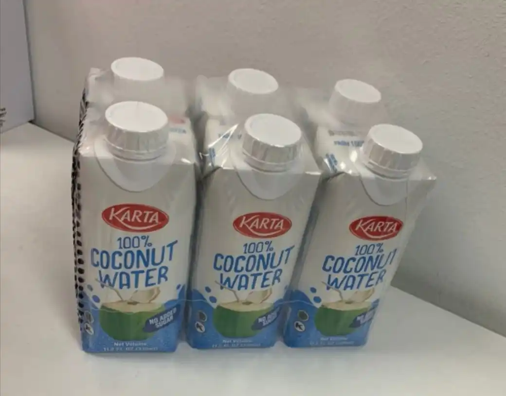 Karta Fresh Organic Coconut Water (330ml) tender green coconut water diamond coconut juice box