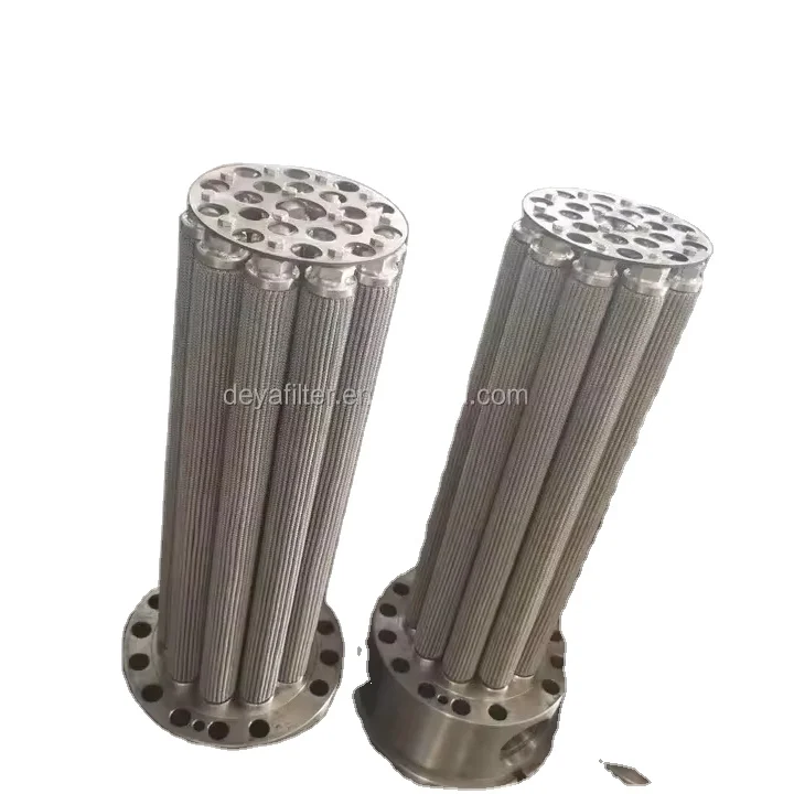 Spinning melt candle filter element for CPF polymer candle filter system