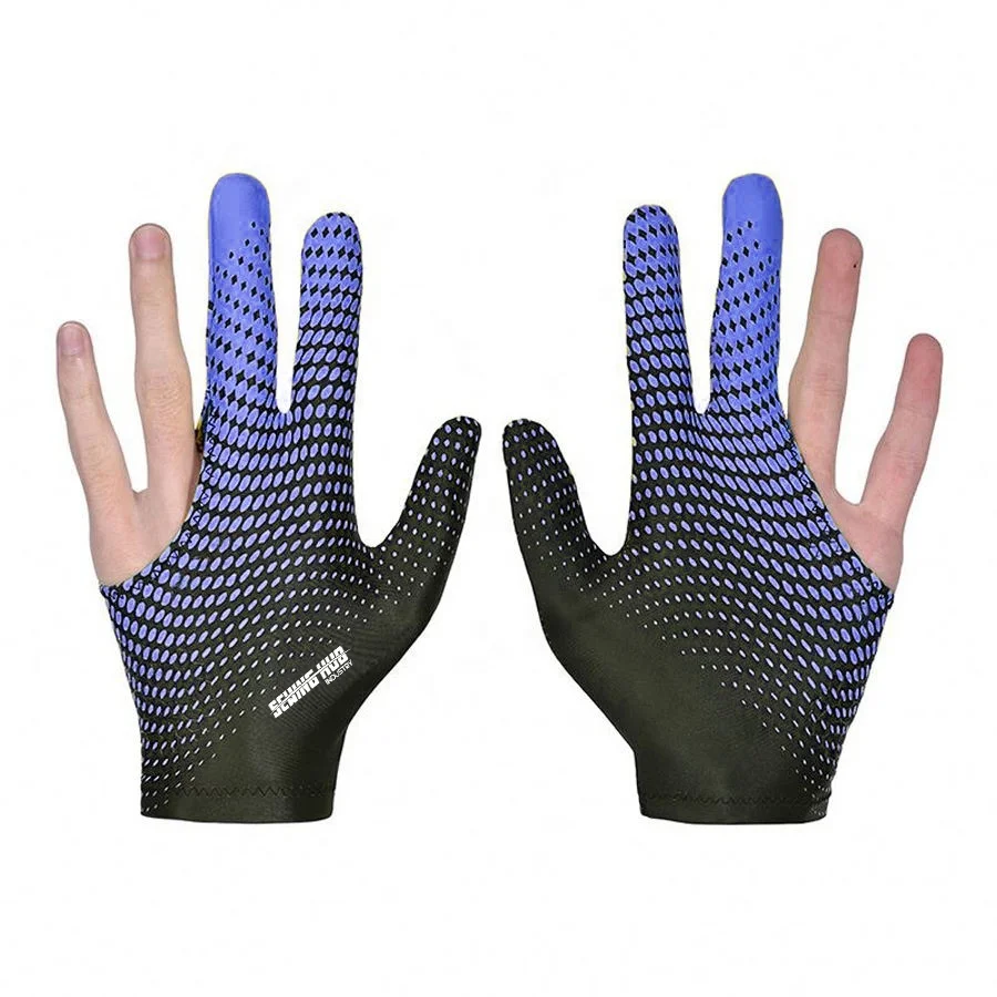 Three Finger Cue Customizable Snooker/Billiard Training Sport Hand Protector Breathable Stretchable for Winter Sports Shooting
