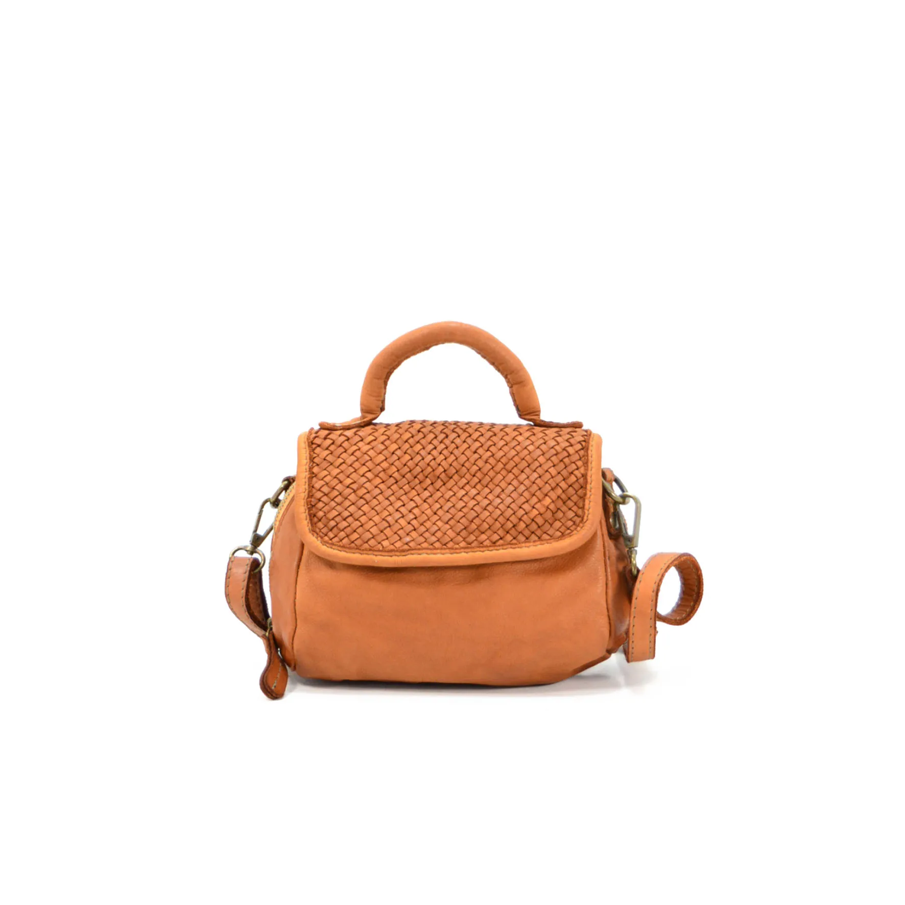 Сделанная в Италии мини-сумка из телячьей кожи S230 для девушек и подходящая выгула круглый год