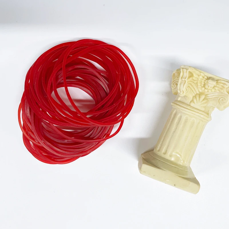 Wholesale  100% Prue rubber Custom Rubber Band For Plastic Bags Packing For Office Stationery