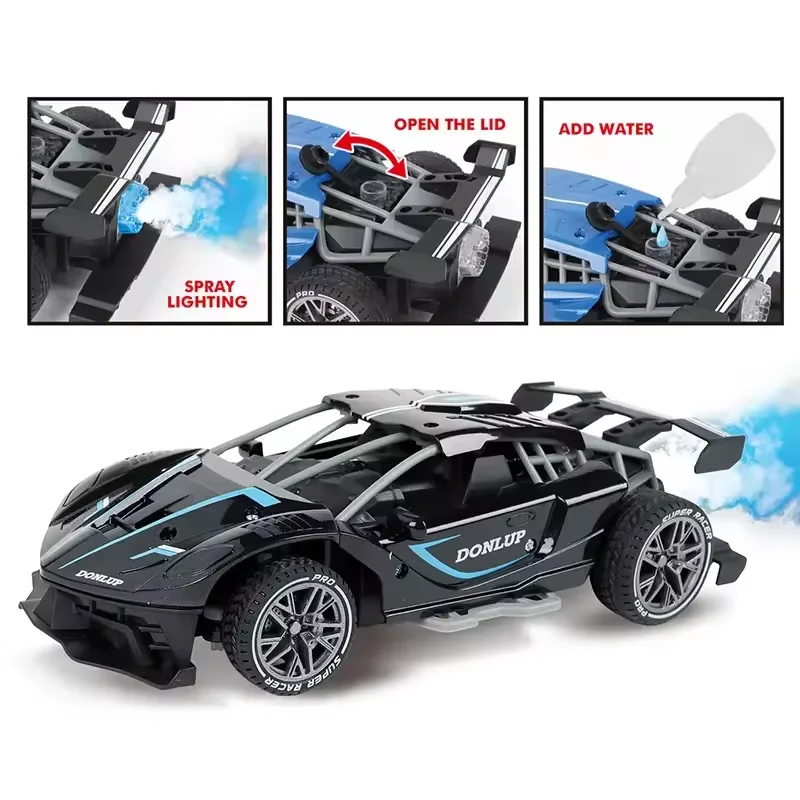 1:16 Rc Car 4wd Drift Racing Car Rally Championship High Speed Radio Remote Control Spray Rc Vehicle Electronic Hobby Toys