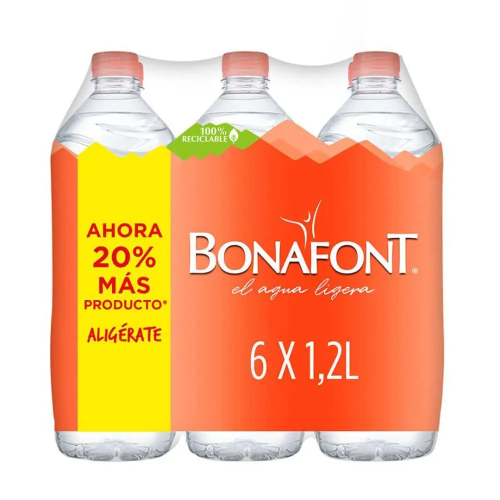 Pack of 12 Bonafont Natural Water 1.5 Litres / Bonafont Bottled Water 1.5 lt