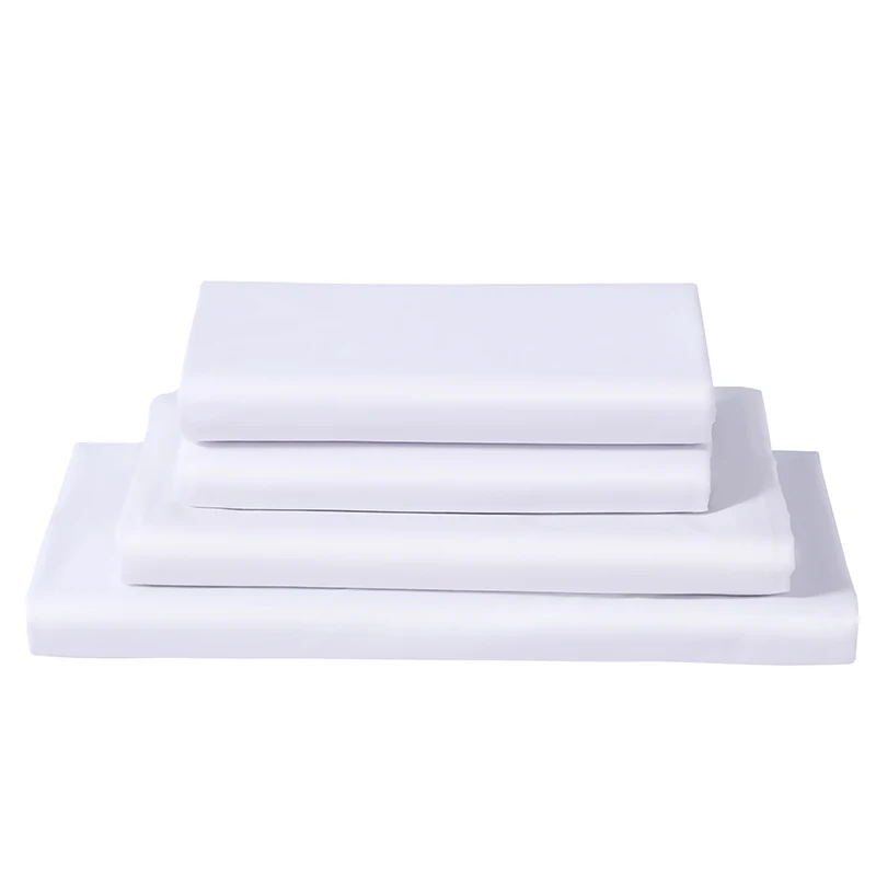 300 Thread Count 100% Cotton White Percale Fabric For 5 Star Hotel Bedding