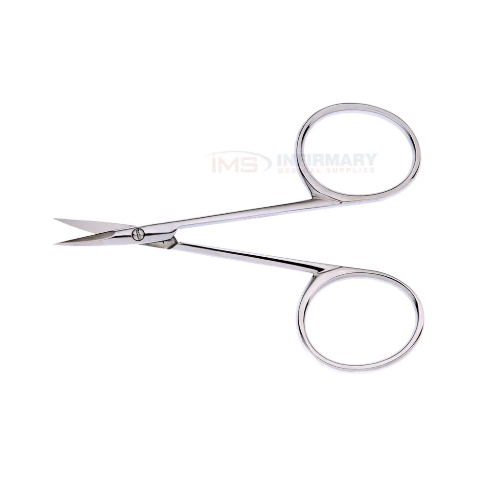 High Quality 2024 Medical Curved Blunt Surgical Bandage Scissors Ophthalmic Instrument Best Ophthalmic Scissor