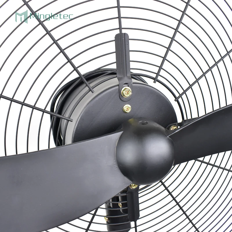 20 26 30 inch powerful Aluminum Blade DC Electric Industrial hanging oscillating Wall Fan
