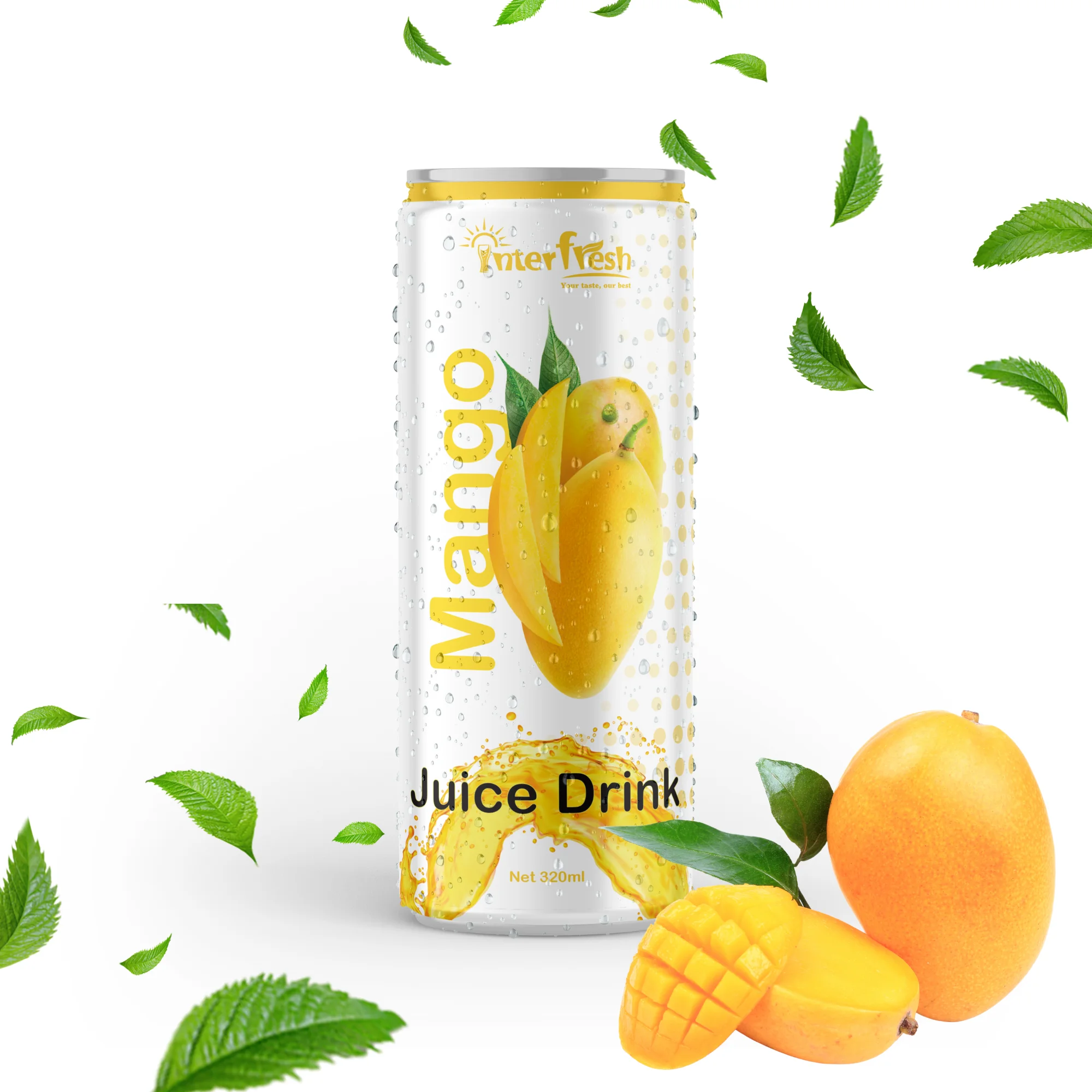 Interfresh Mango Fruit Juice Drink High Quality Pure Fresh Beverage Manufacturer Vietnam Lychee Sugar Dried Best FOB Price