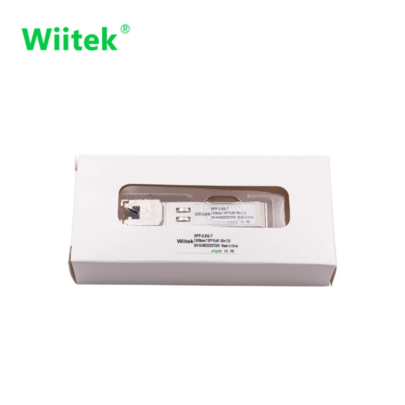 2.5G SFP RJ45 Copper Moduct 100m SFP-2.5G-T Compatible HPE JNP DEL INT ARI UBQ Transceiver sfp to rj45