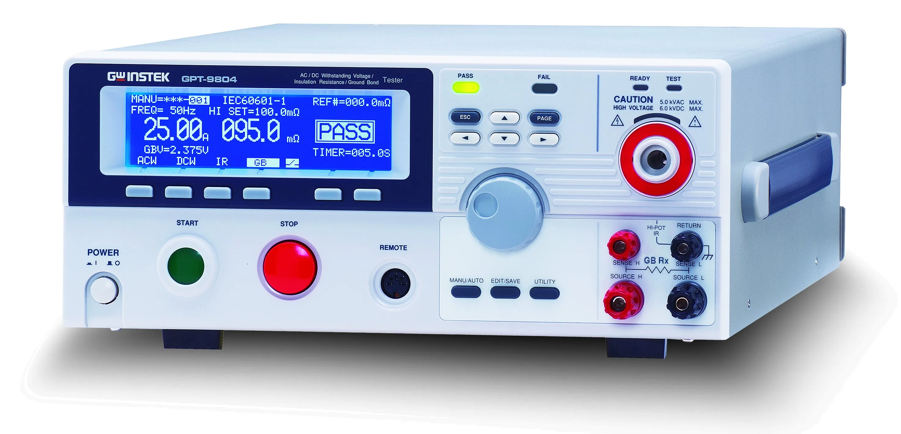 GW INSTEK GPT-9800 Электрический тестер безопасности