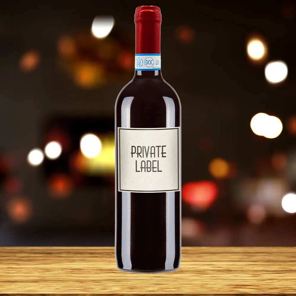 Red valpo licella DOC wine personalized labelrestaurant hotel corporate gadget ideas Christmas gifts merchandising