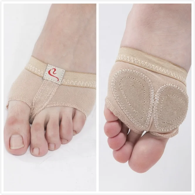 D006109 Professional foot thong for women and girls in ballet training made by powermesh and suede