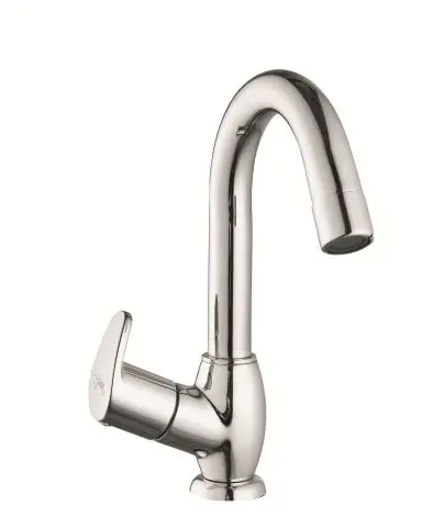 CORSA NANO series Swan Neck Deck mount faucet Brass Chrome finish Quarter Turn foam flow for Basin kitchen bathroom outdoor use