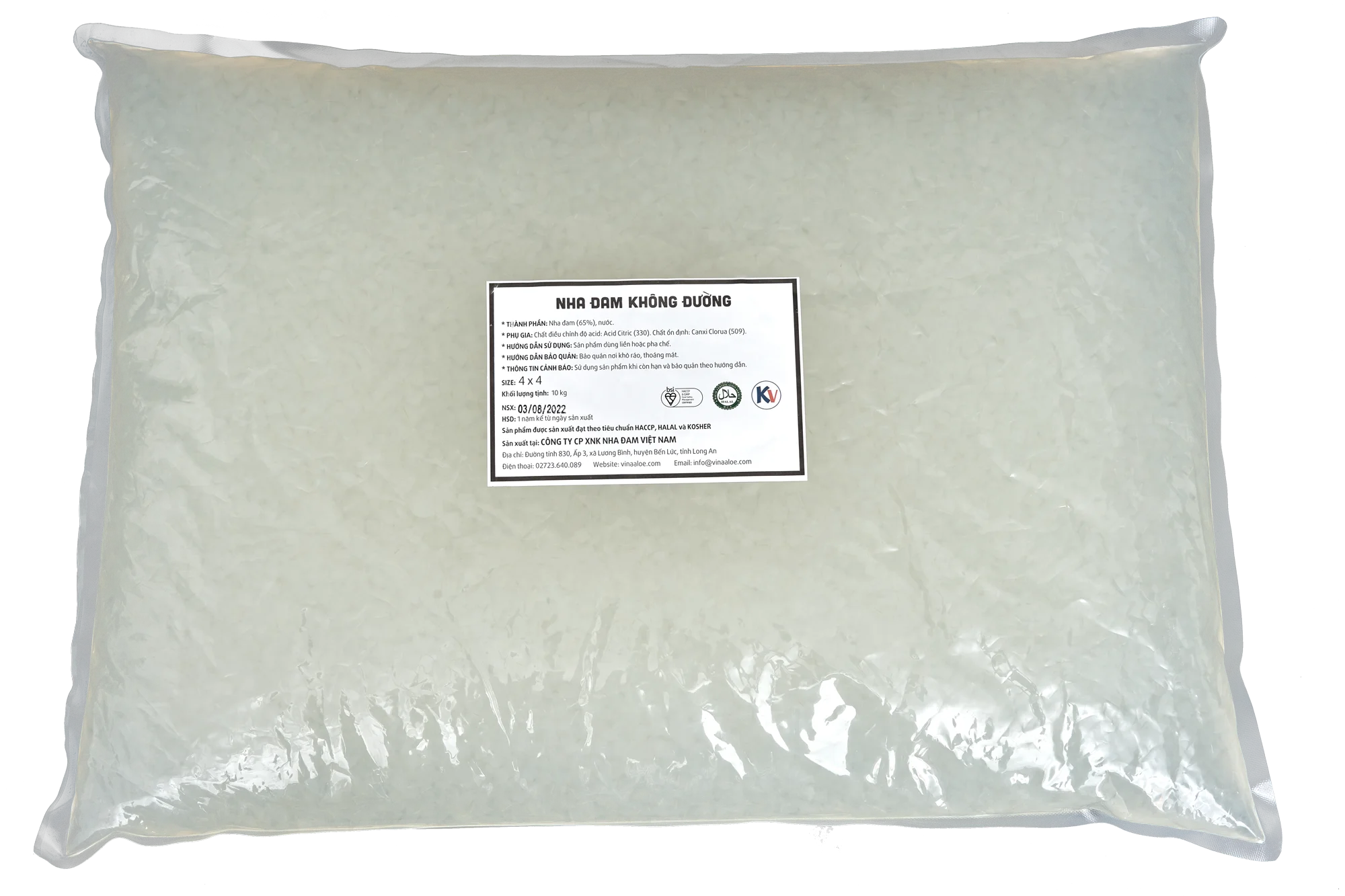 Vietnam New Solvent Extraction Healthcare Plant Extract Herbal 65% Solid Sugar-free Aloe Vera Jelly With 12 Months Shelf Life