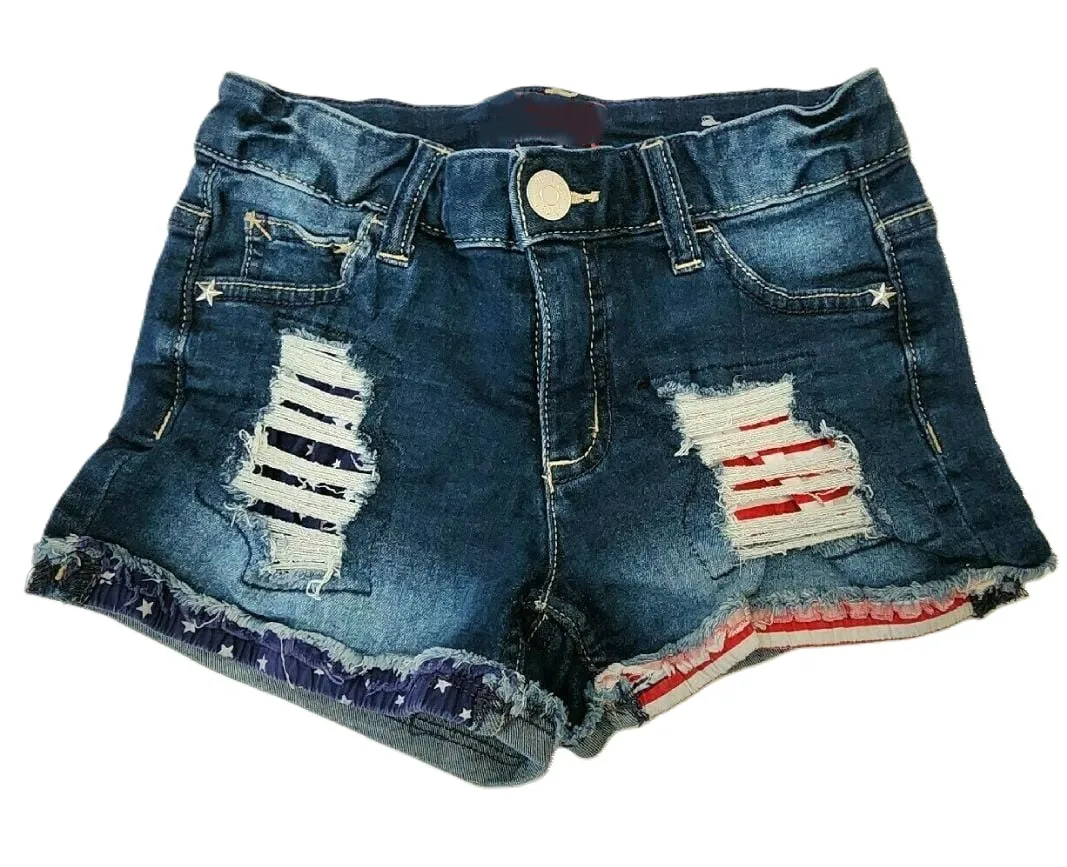 New Fashion High Quality Girls Summer Ripped Pocket Casual Denim Shorts Pant From Bangladesh