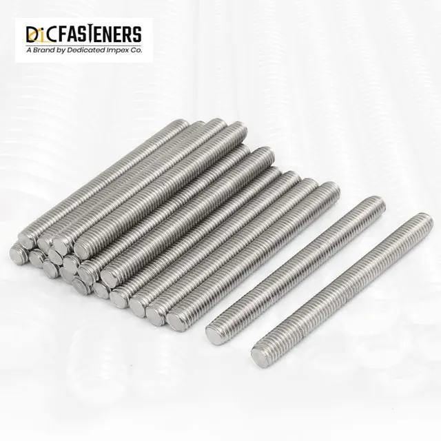 DIN975 High-Quality Stainless Steel Galvanized Screw Threaded Rods: 304, 316, A2-70, A4-70