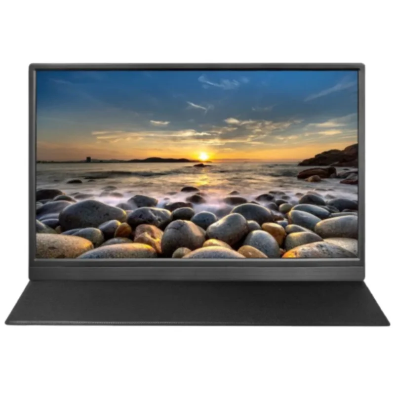 4K Portable Monitor Touchscreen 15.6' 10 Point Touch UHD Dual USB C Integrated Narrow Bezel UHD Laptop Display with Type-C HD