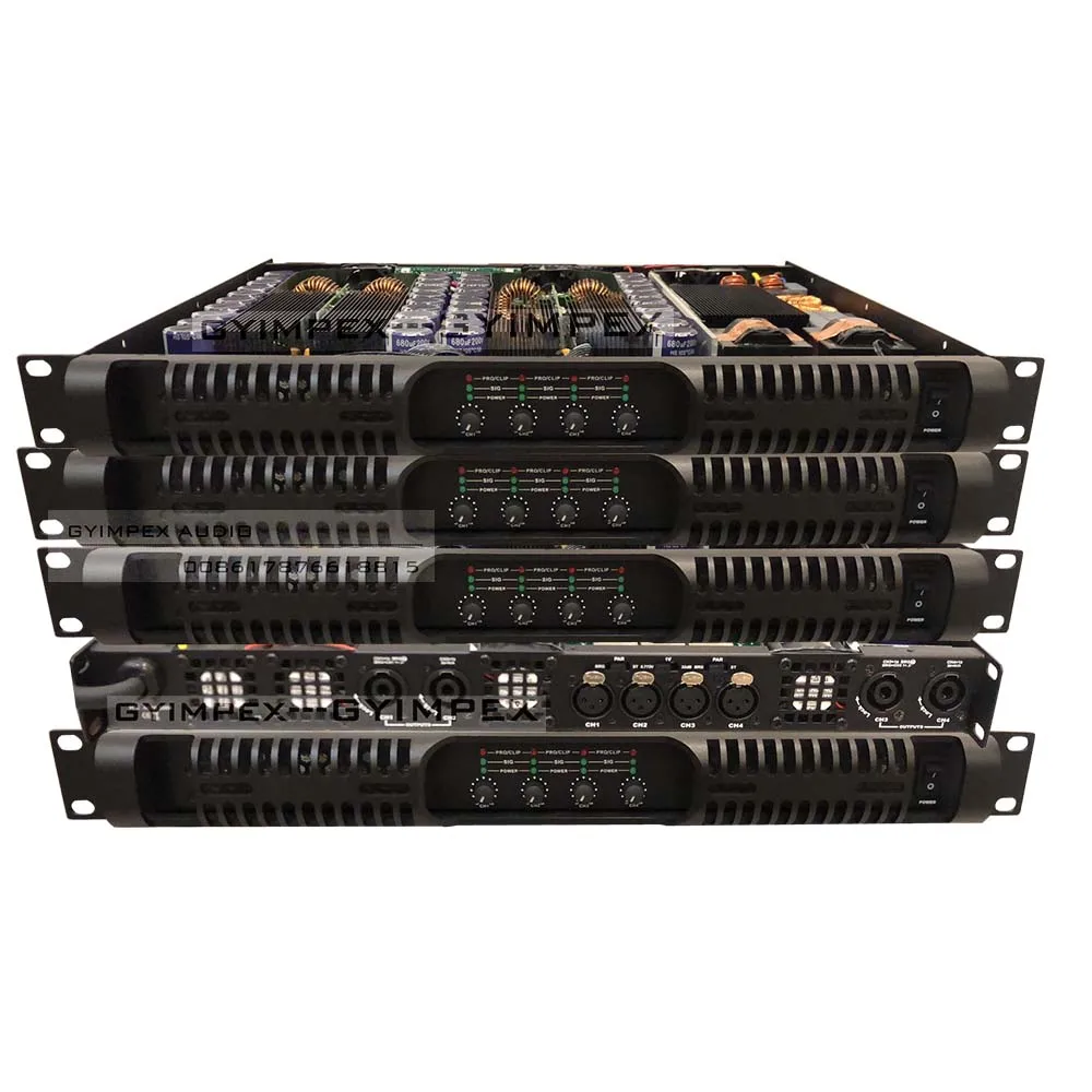 line array speaker 3600 Watt 4CH 4ohm KTV Digital audio amplifiers Professional  audio system digital power amplifier
