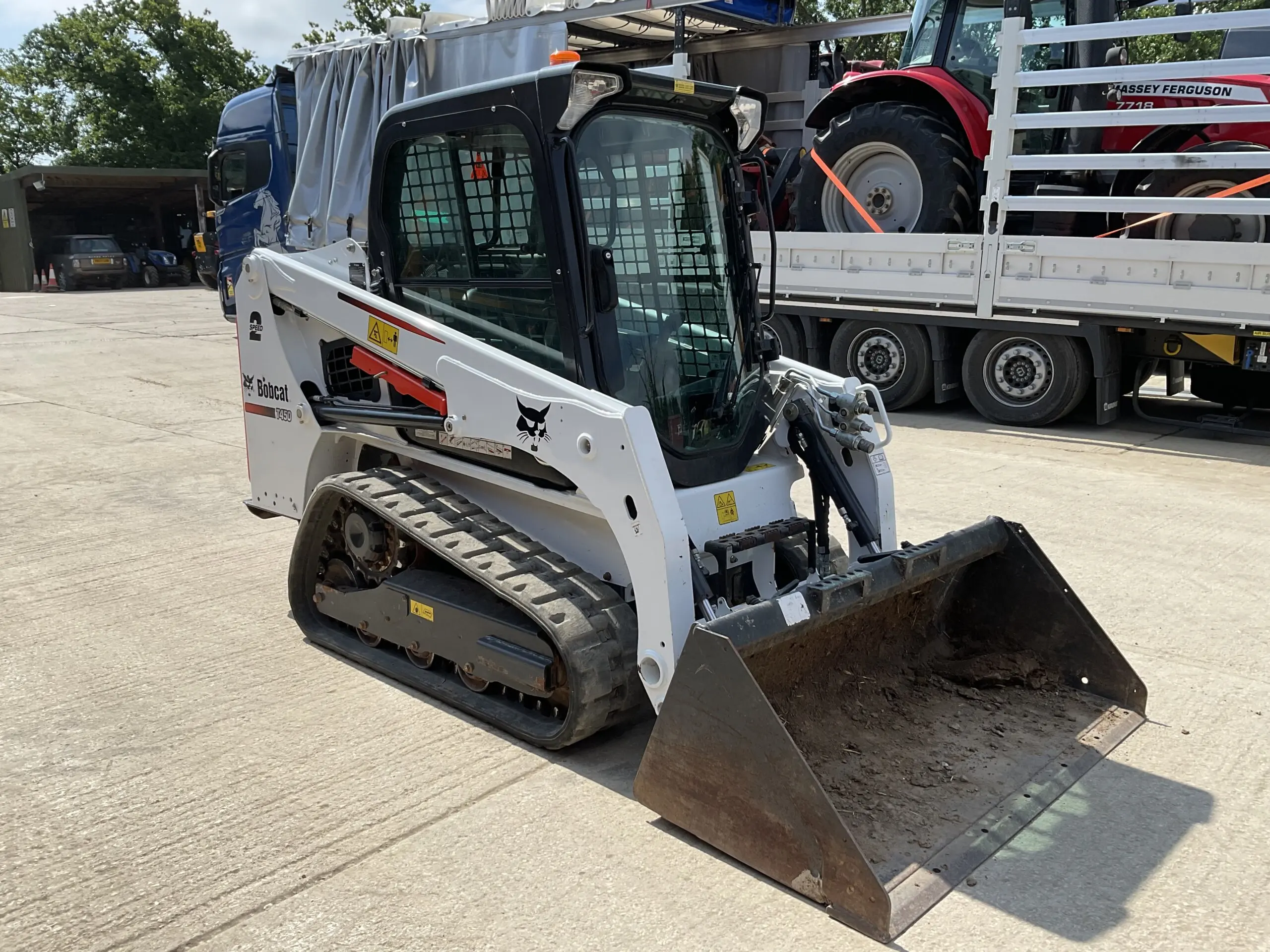 Cheapest Fairly Used Construction Machinery 2021 BOBCAT T450  Mini skid Steer Bobcat Loader T450 For Sale