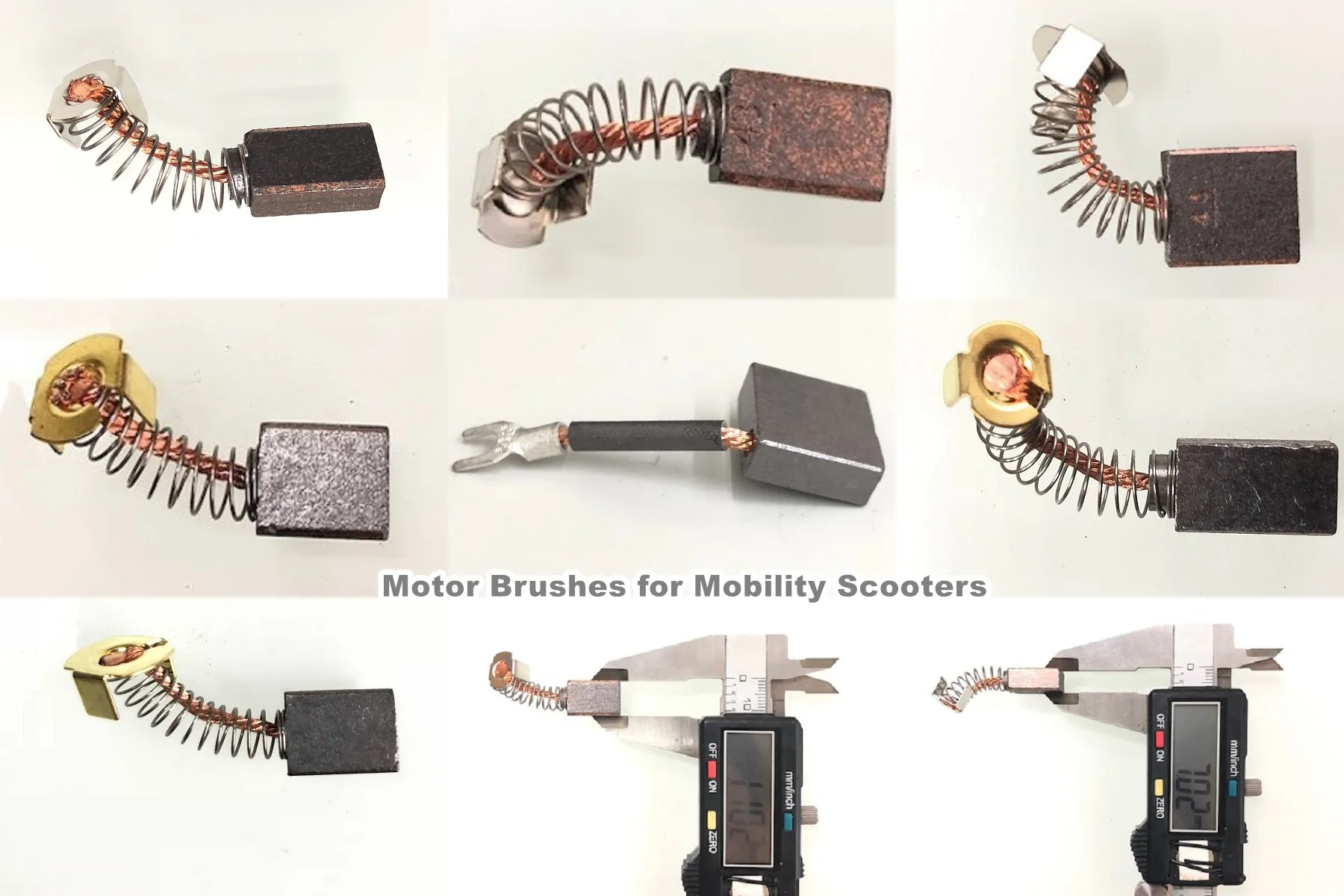 MB03 Carbon Brush 7X17mm 7mmX17mm for 4-pole motor electric handicapped Mobility Scooter Parts electric tool