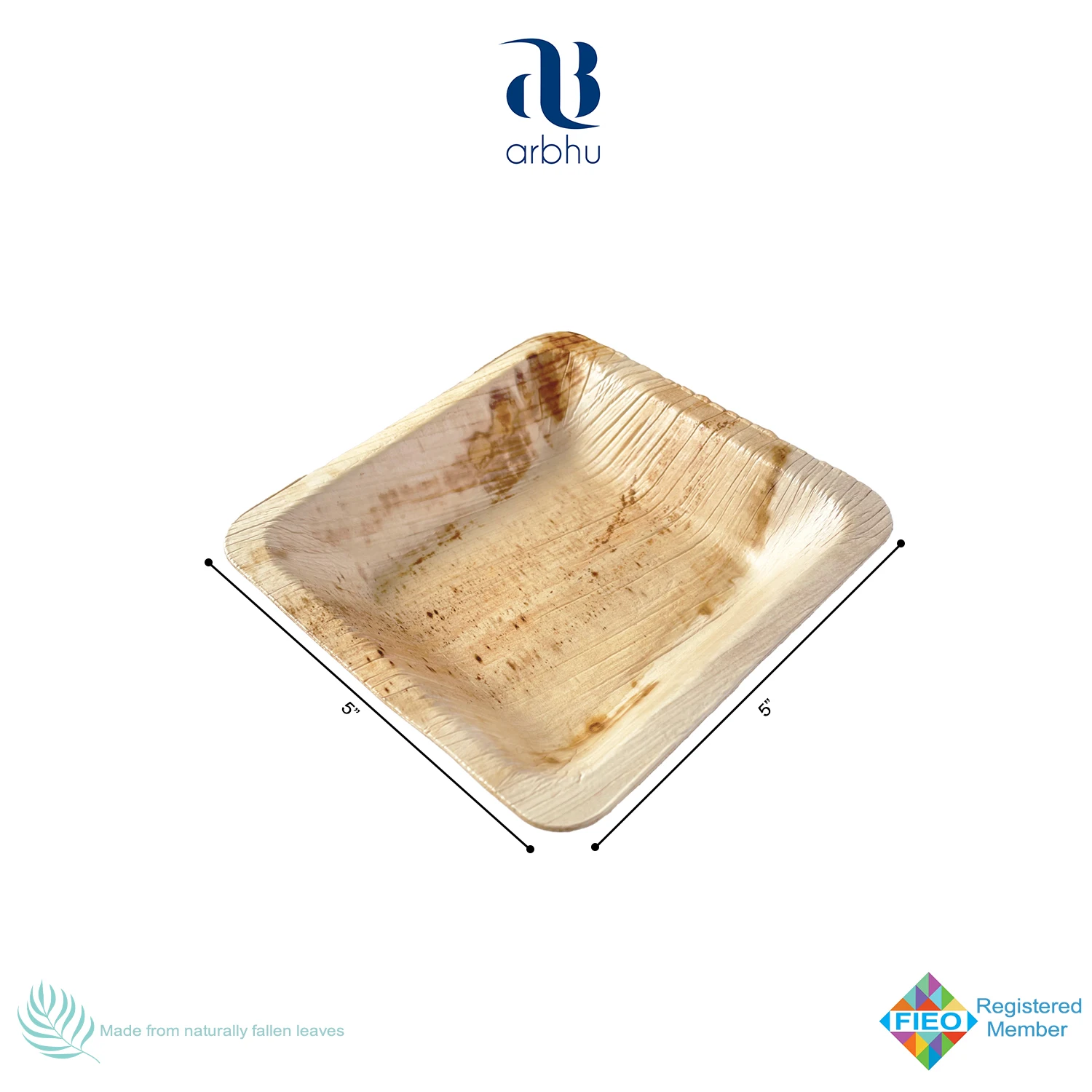 Eco- Friendly compostable and biodegradable elegant bamboo like material palm leaf bowls and plates