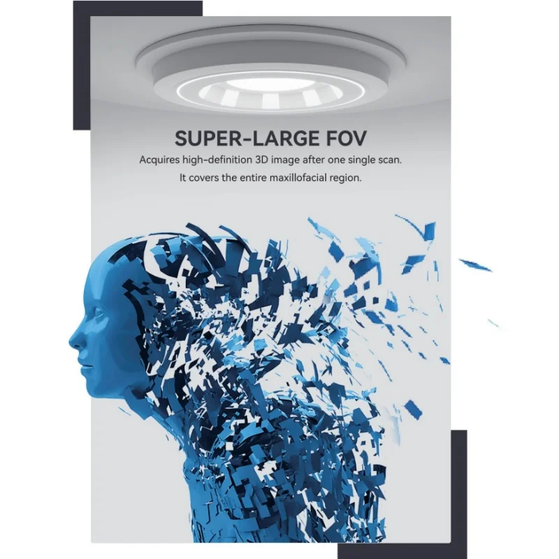 All in 1 Profession Dental CBCT Low Dose 3D CBCT Dental X Ray Super Large FOV 23x18cm Ceph Pan CBCT and Panorama