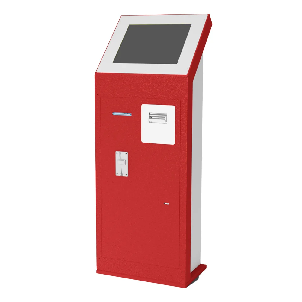 Self-Service Touch Screen ATM Machine Indoor Cash Dispenser Kiosk with Card and Bill Payment Function SDK Cash And Coins