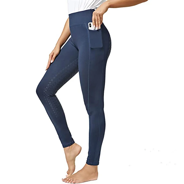 High Quality Horse Riding Pants Legging Equestrian Breeches Full Seat Silicone Equestrian Riding Pants With Pockets